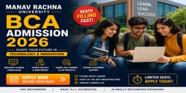 Manav Rachna University BCA Admission 2026 Seats Filling Fast